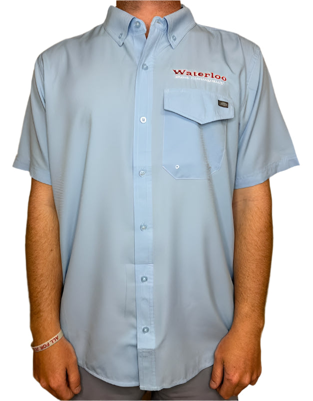 Aftco Palomar Short Sleeve Vented Fishing Shirt - OG Waterloo Logo