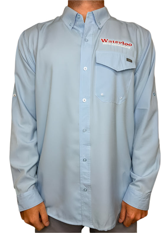 Aftco Palomar Long Sleeve Vented Fishing Shirt - OG Waterloo Logo