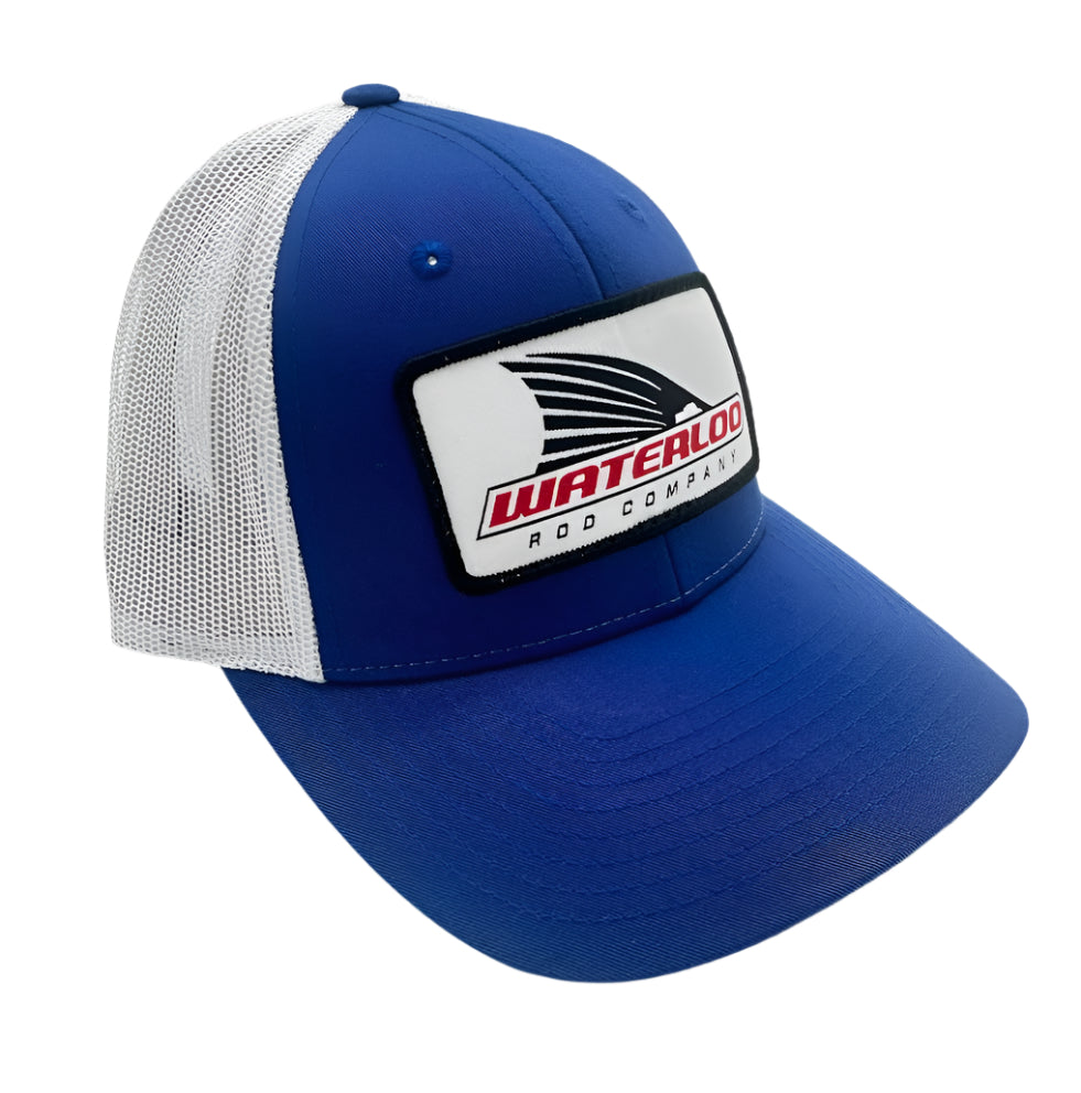 Waterloo Royal Blue and White Cap - Tails Up Patch - 115 Small