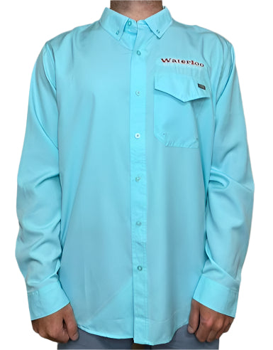 Aftco Palomar Long Sleeve Vented Fishing Shirt - OG Waterloo Logo