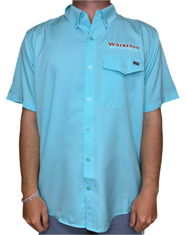 Aftco Palomar Short Sleeve Vented Fishing Shirt - OG Waterloo Logo
