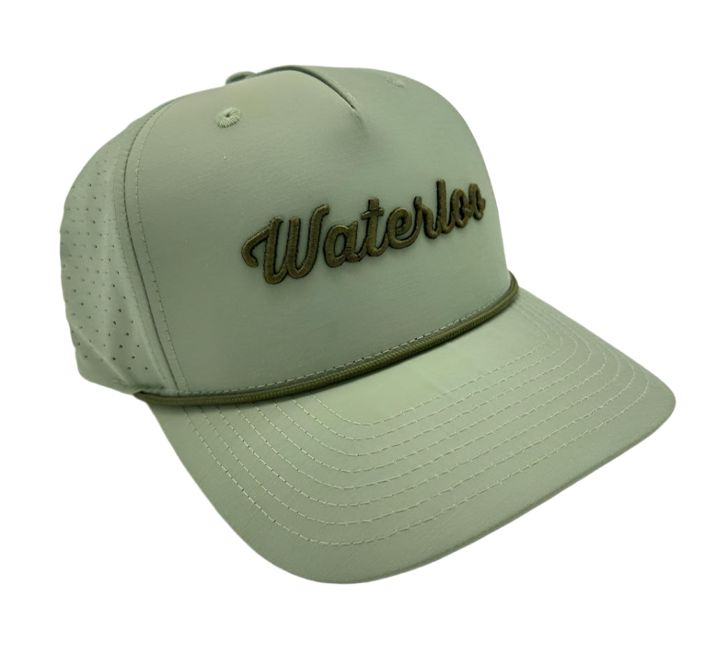 Waterloo Light Olive with Olive Rope Performance Cap