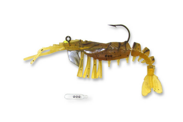 Vudu Shrimp Rattler 3.5 inch 1/4 oz (2/pk)