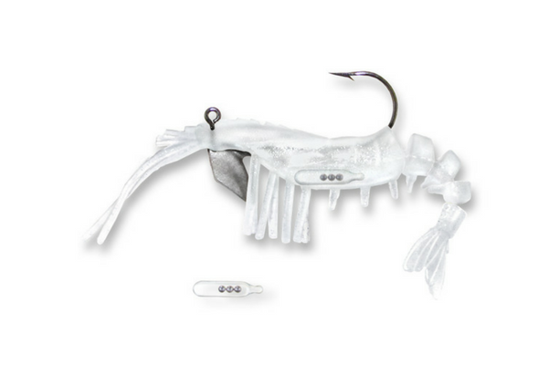 Vudu Shrimp Rattler 3.5 inch 1/4 oz (2/pk)