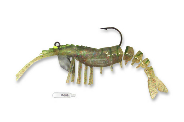 Vudu Shrimp Rattler 3.5 inch 1/4 oz (2/pk)