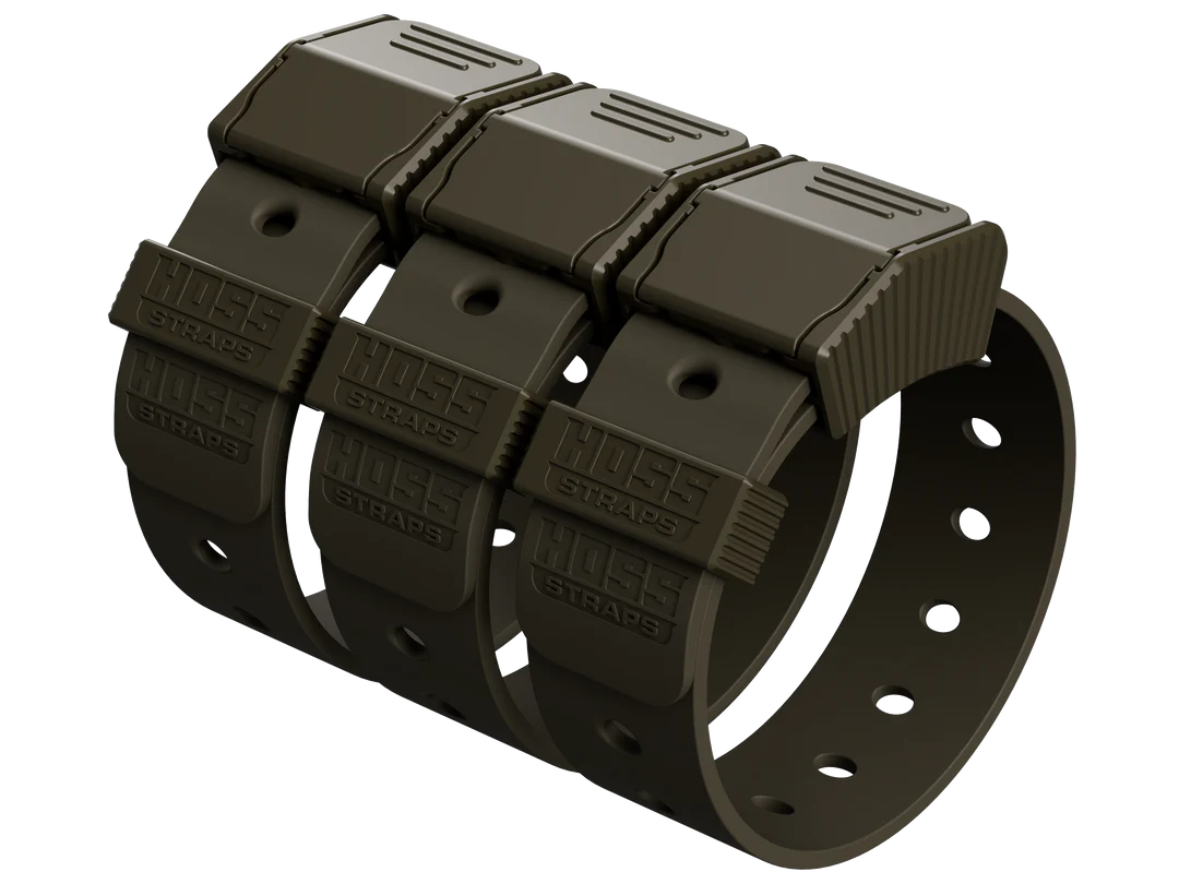 Hoss Straps - 12 Inch - 3 Pack