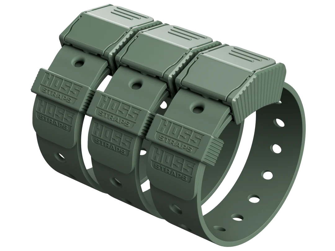 Hoss Straps - 12 Inch - 3 Pack