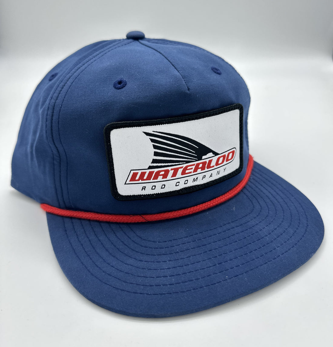 Waterloo Navy and Red Rope Cap - Tails Up Logo