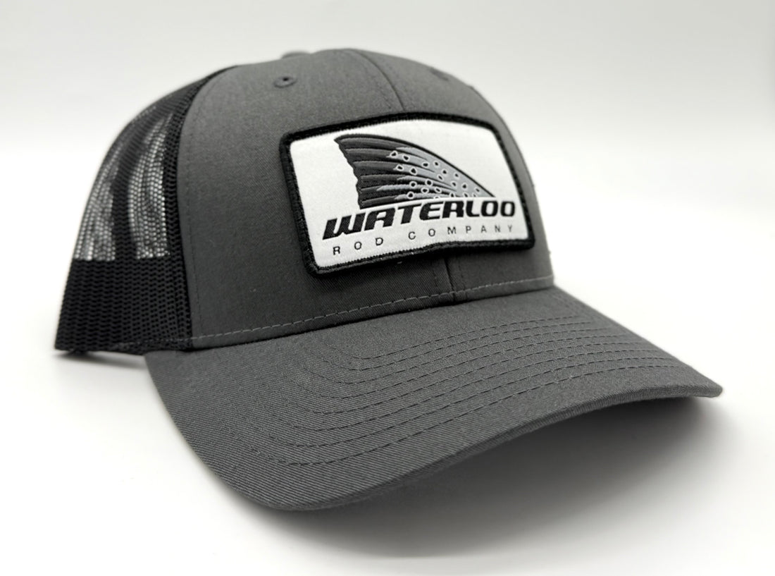 Waterloo Charcoal and Black Cap - Trout Tails Up