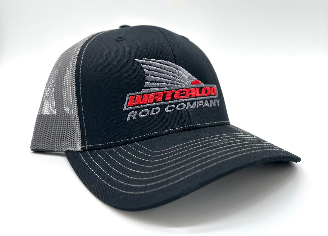 Waterloo Black and Charcoal - Red Tails Up