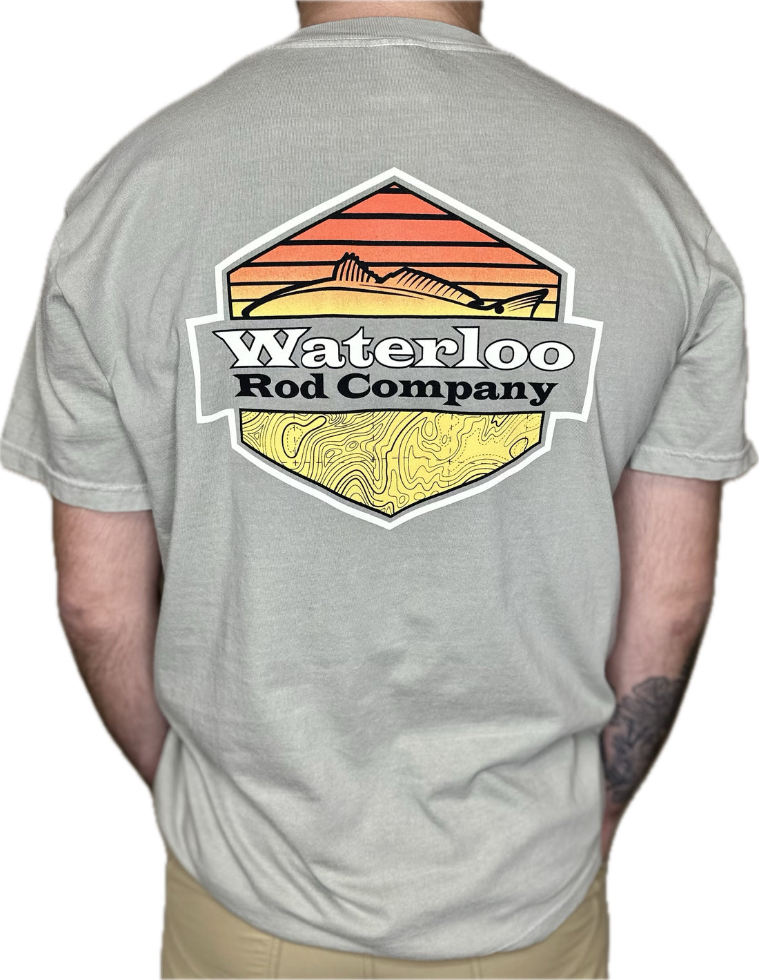 Waterloo Short Sleeve Cotton T-Shirt - Sandstone