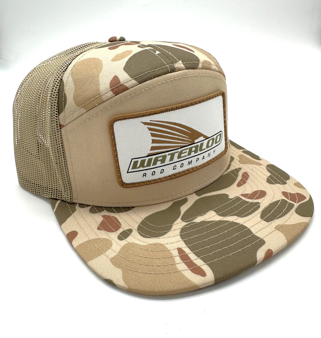 Waterloo Harvest Duck Camo and Sandstone Cap - Tails Up Patch