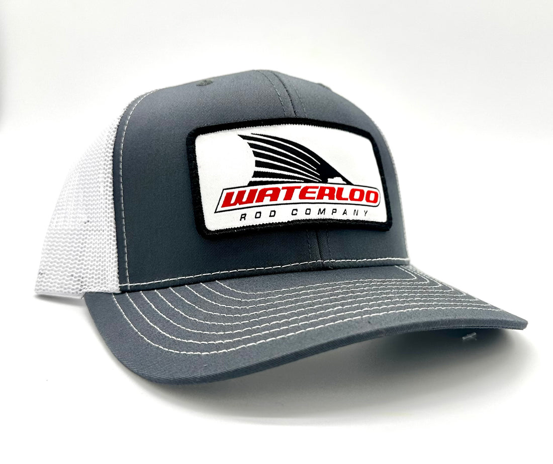 Waterloo Charcoal and White Cap - Tails Up Patch