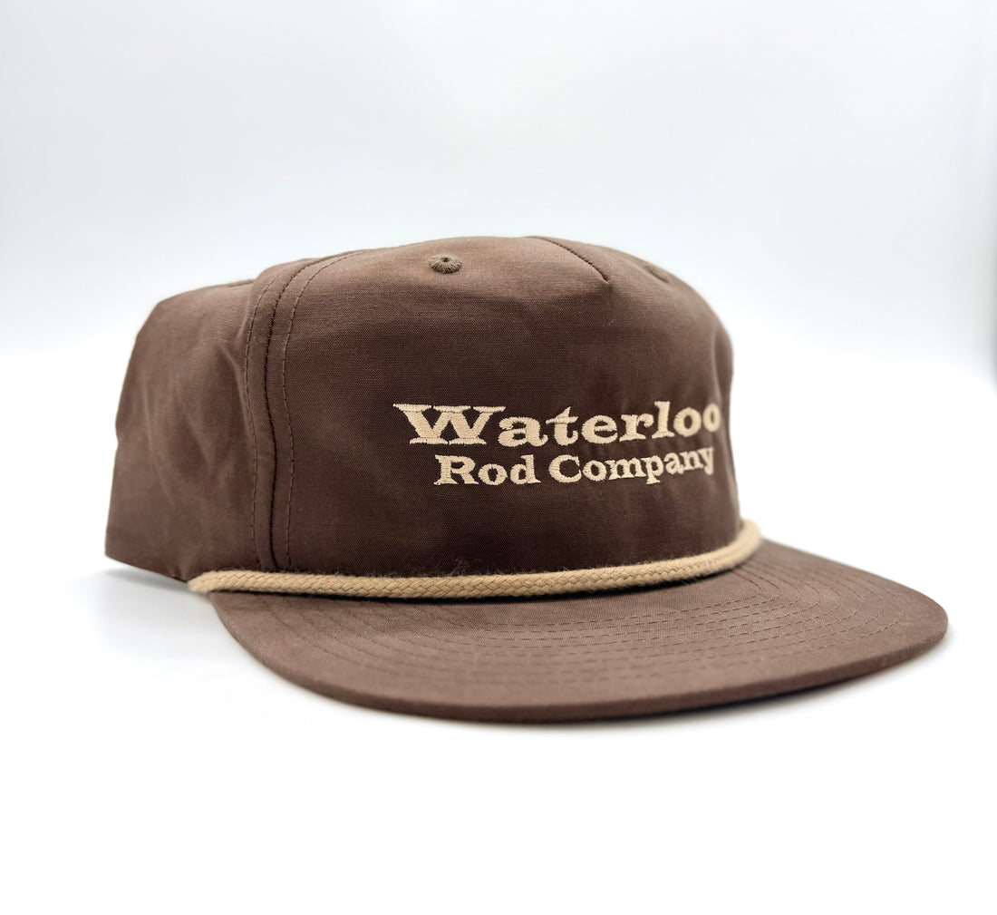 Waterloo Dark Mocha and Khaki Rope Cap - Khaki OG Logo