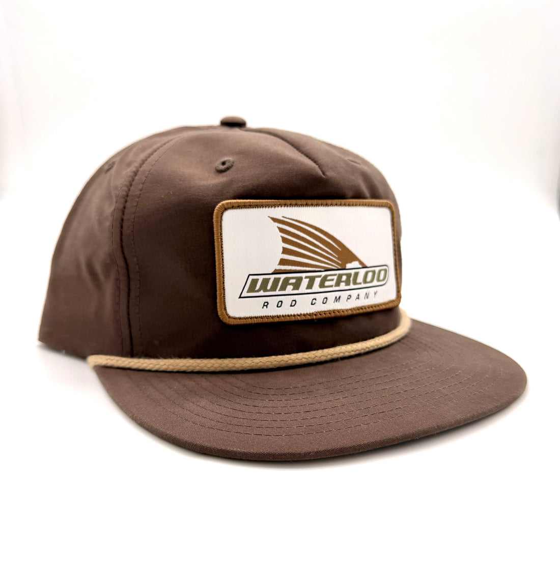 Waterloo Dark Mocha and Desert Rope Cap - Brown Tails Up Patch