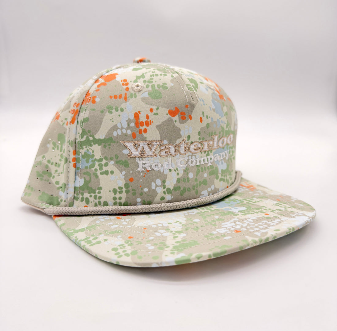 Waterloo Coastal Brew/Hacienda Grey Rope Cap - Original Waterloo Logo