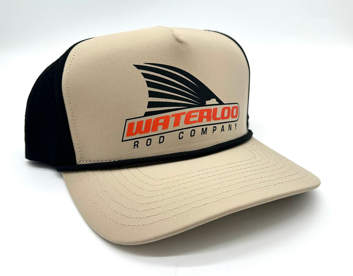 Waterloo Black and Tan with Black Rope Cap Tails Up Waterloo Rods