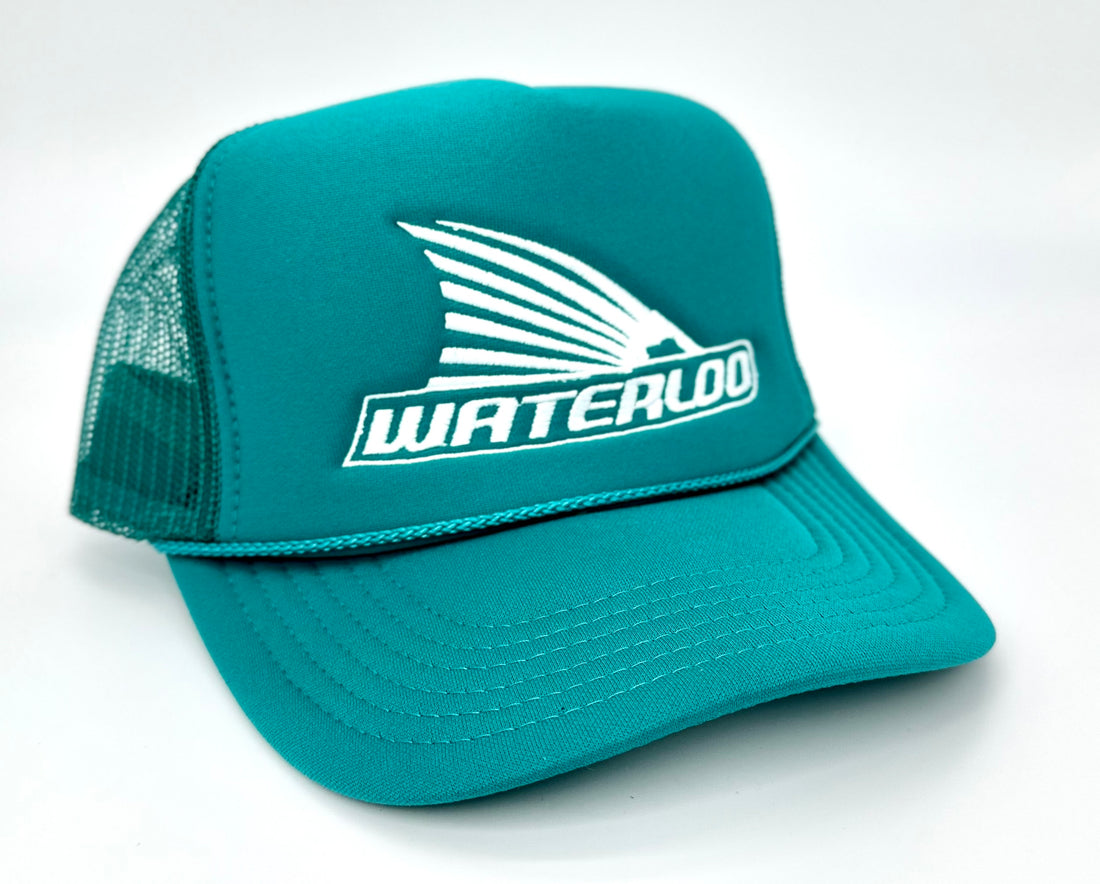 Waterloo Turquoise Foam Front Cap - Tails Up