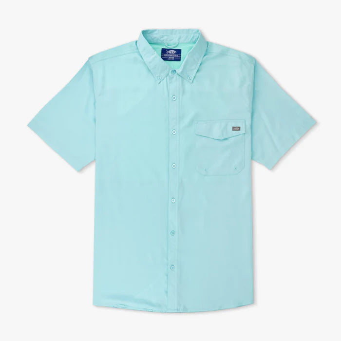 Aftco Palomar Short Sleeve Vented Fishing Shirt - OG Waterloo Logo