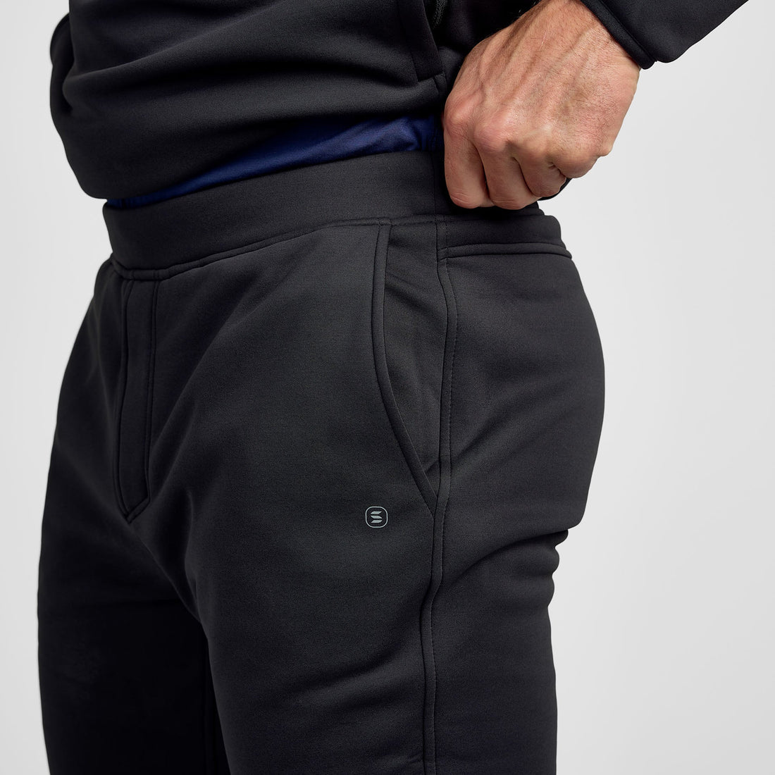 Southerly Men's Current Fleece Bottom - Black
