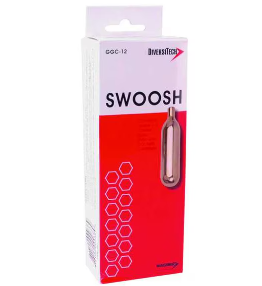 Diversitech 16G Swoosh Drain Gun CO2 Cartridges (Pack of 12)