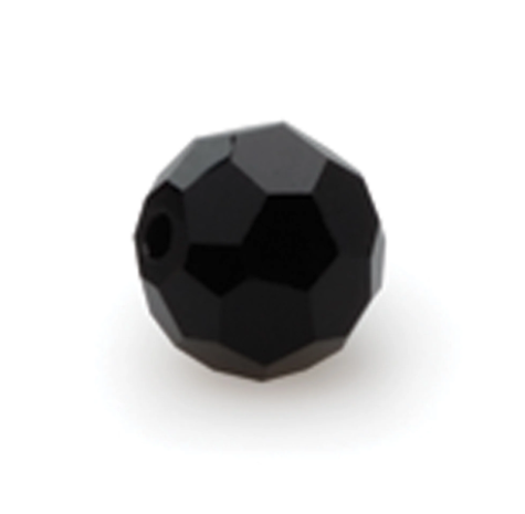 Eagle Claw Lazer Sharp - 8 MM Black Glass Bead