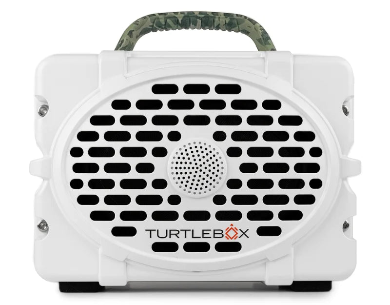 TurtleBox Gen 2 -White with Camo Handle