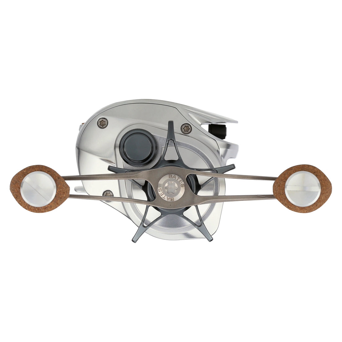 Bates Fishing The Goat 150 Baitcasting Reel - Anodized Clear