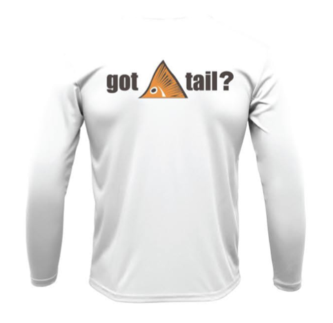Got Tail White Long Sleeve Shirt
