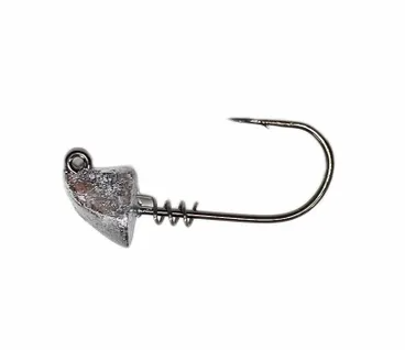 KWIGGLERS Spring Lock Jig Head 4 Pack - 3/16th oz. 2/O