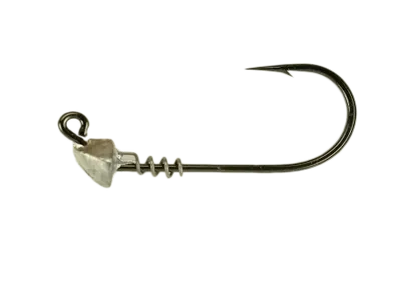 KWIGGLERS Spring Lock Jig Head 4 Pack - 1/8oz. 1/O