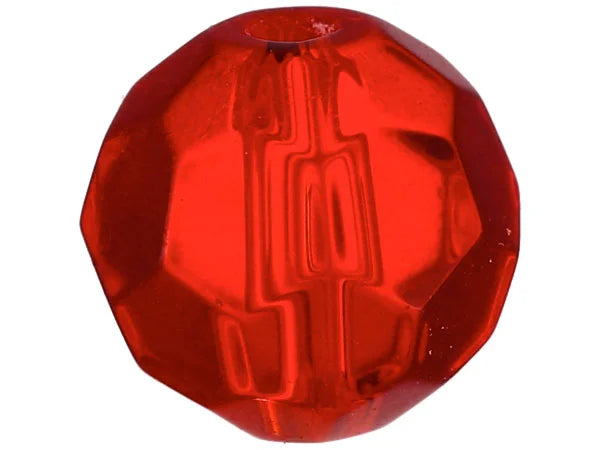 Eagle Claw Lazer Sharp - 8 MM Red Glass Bead