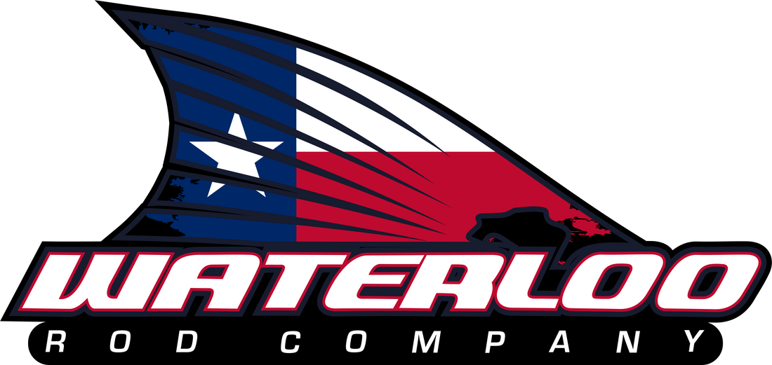 Waterloo Rod Tails Up Decal - Texas Flag
