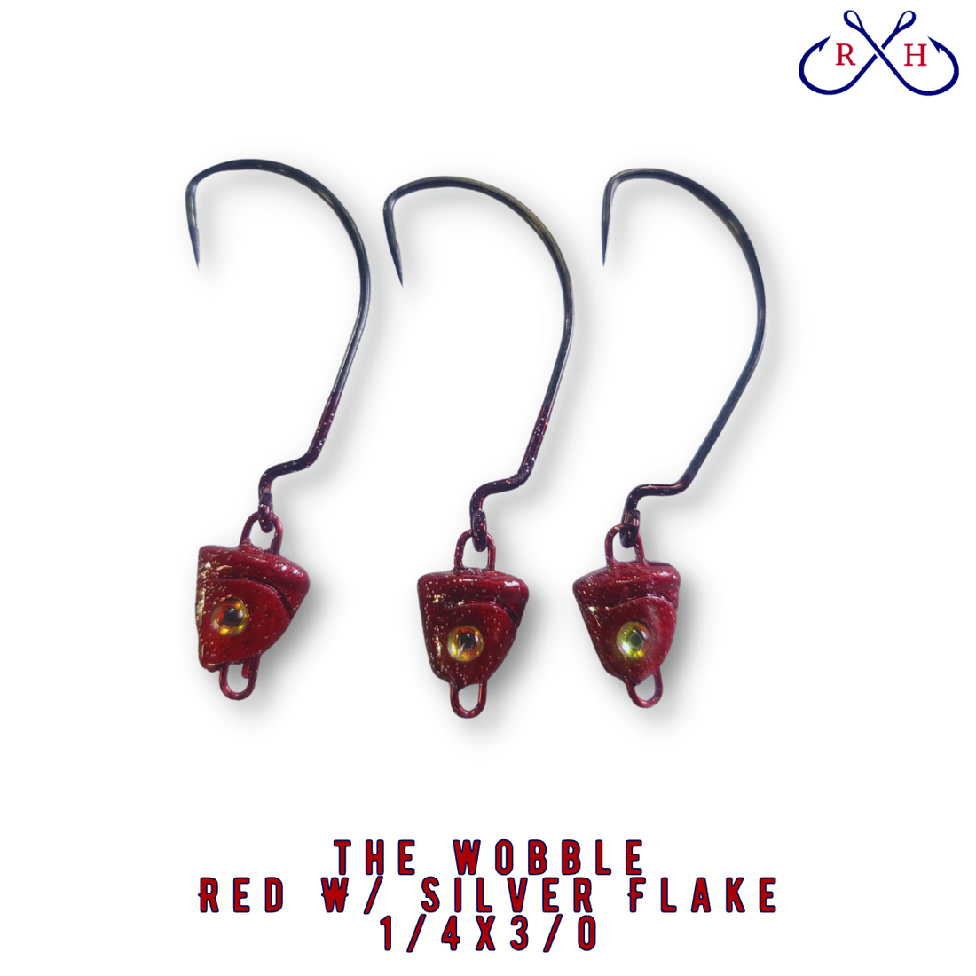 Reef Hopper: The Wobble 1/4oz - Red w/Silver Flakes