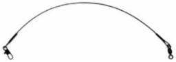 Eagle Claw Steel Leader - Black