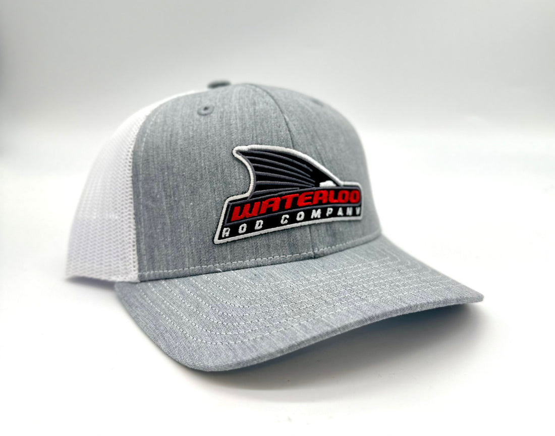 Waterloo Youth Tails up Cap- Heather Grey and White