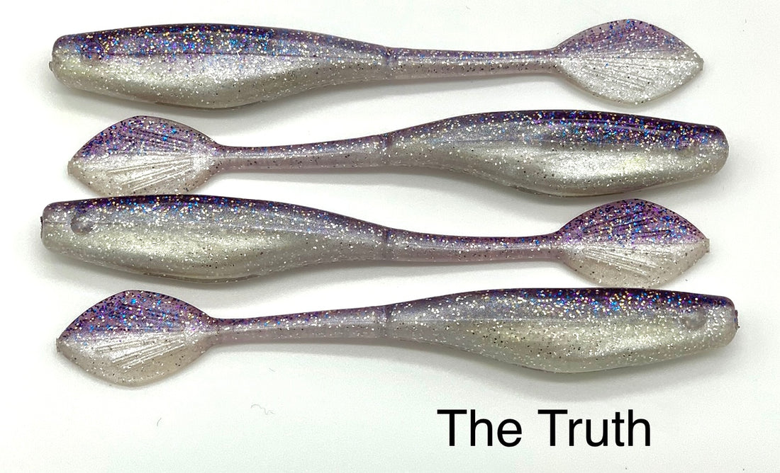 KWIGGLERS Willow Tail Shad - 6 Pack (Multiple Colors)