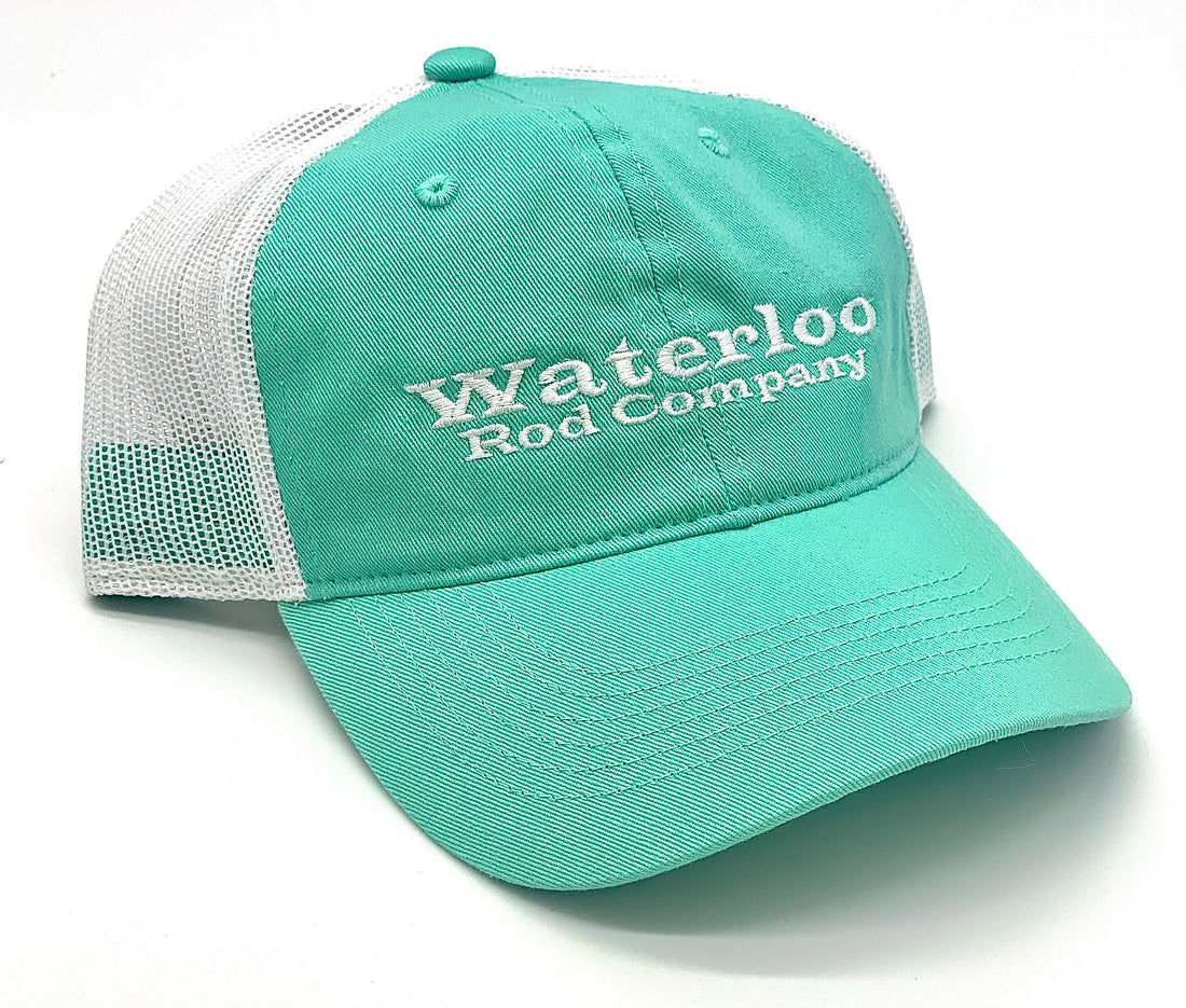 Waterloo Mint and White Unstructured - White Original Logo