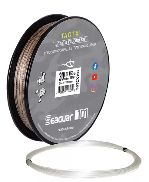 Seaguar TactX Braid & Fluoro Kit - 150 Yards - 30 lb.