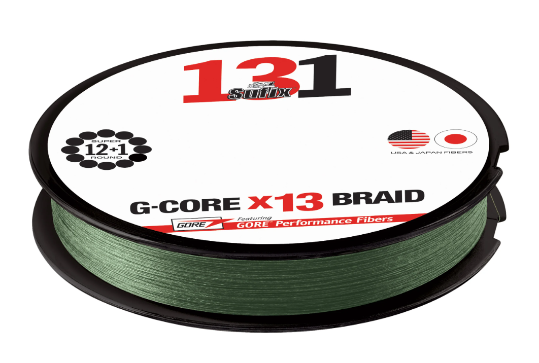 Sufix 131 G-Core Braided Line 150yds