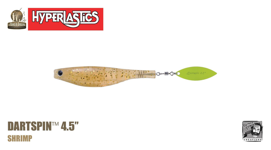 A Band of Anglers Dartspin 4.5 Hyperlastics (Multiple Colors)