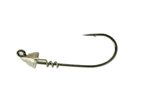 KWIGGLERS Spring Lock Jig Head 4 Pack - 1/8th oz. 3/O