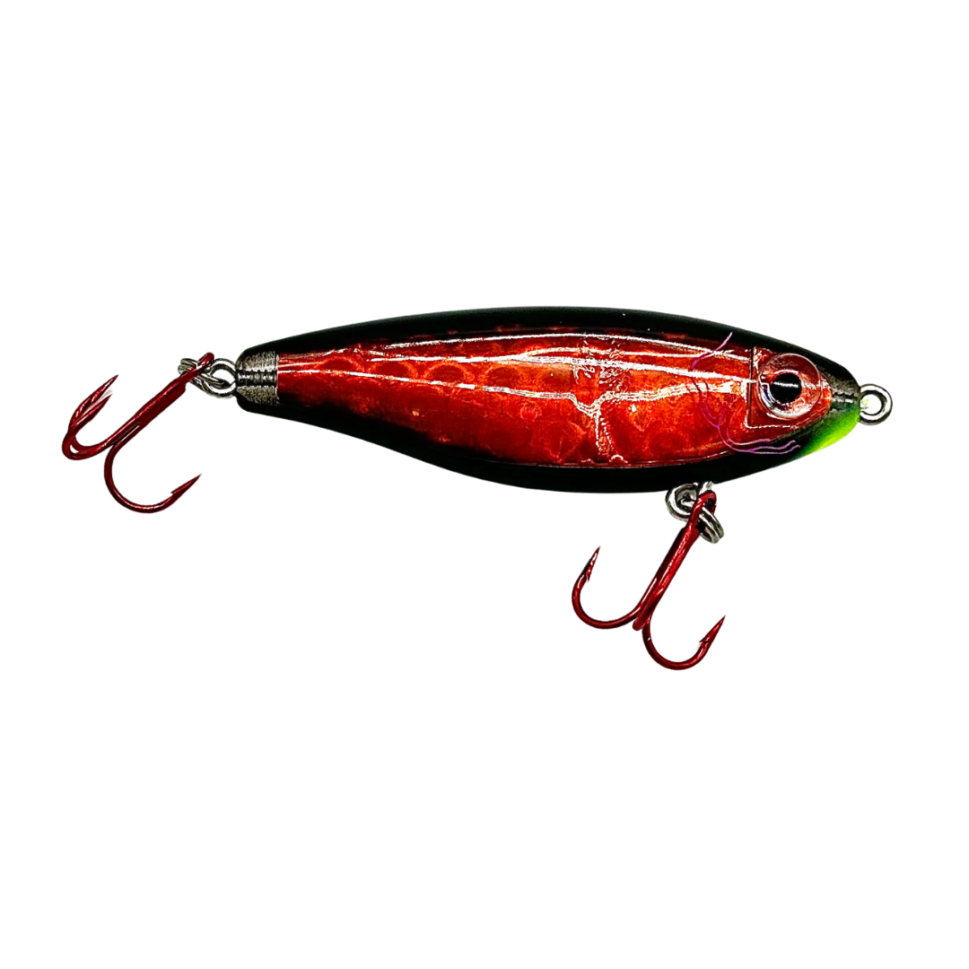 double d fishing lure Esox while the reflective luminescent inserts ERC Double D 9" Suspending