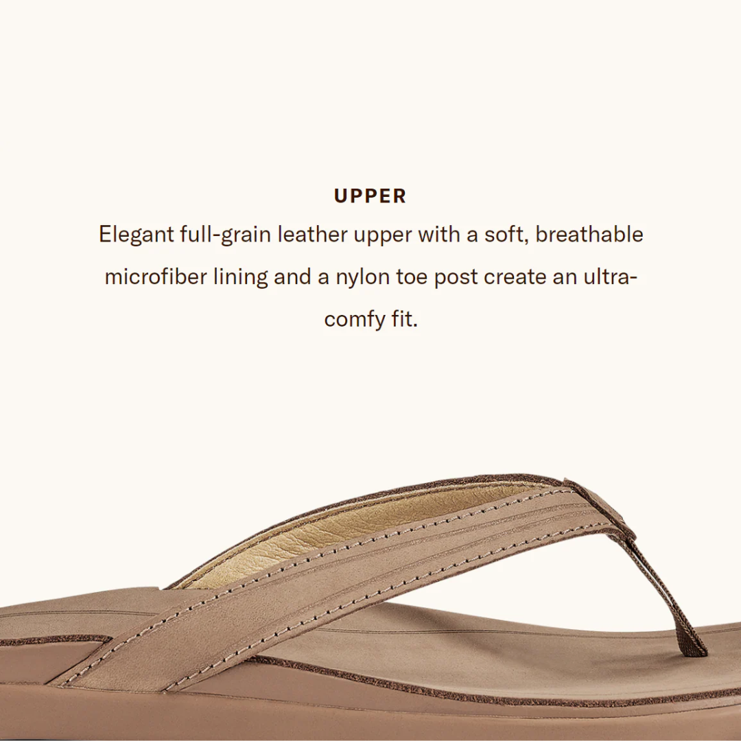 OluKai 'Aukai Women's Leather Sandals