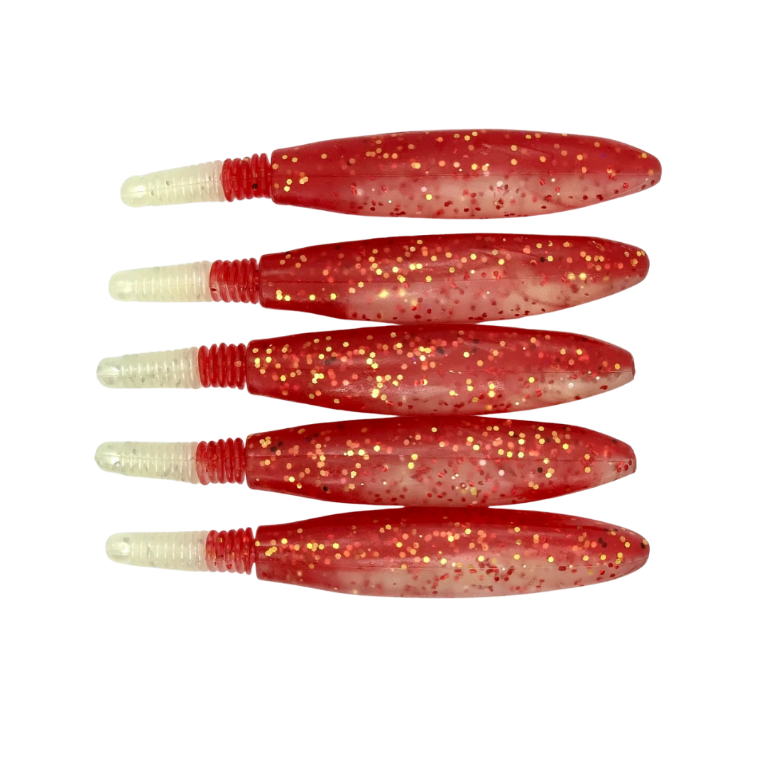 Trout Support Lures (Multiple Colors) Red White