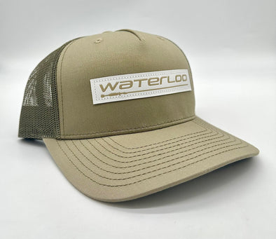Waterloo Pale Khaki/Loden Cap - Performance Logo