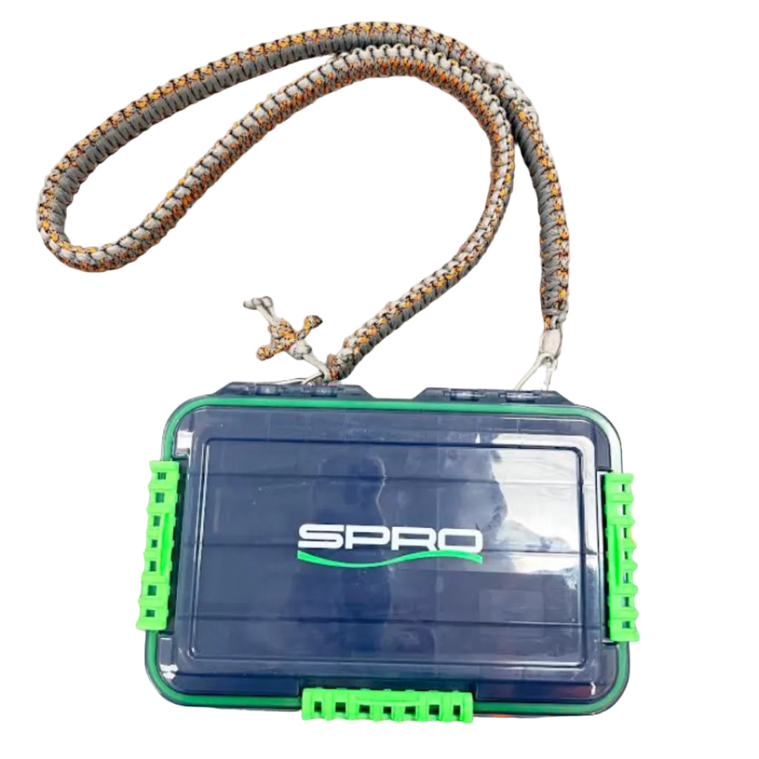 best rated wade fishing tackle box Small Wade Box with Paracord Strap – Waterloo Rods