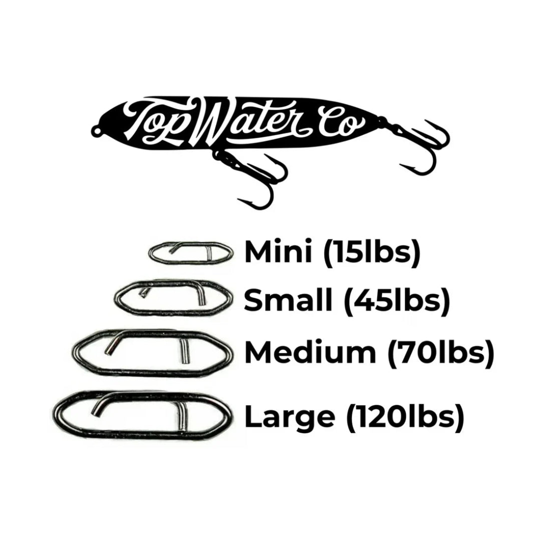 fishing clips for lures Topwater Co Speed Clips 25 Pack / Mini