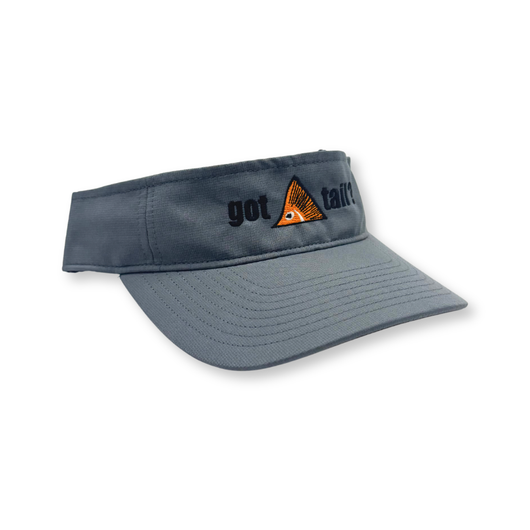 Got Tail? Charcoal Visor - Got Tail? Logo