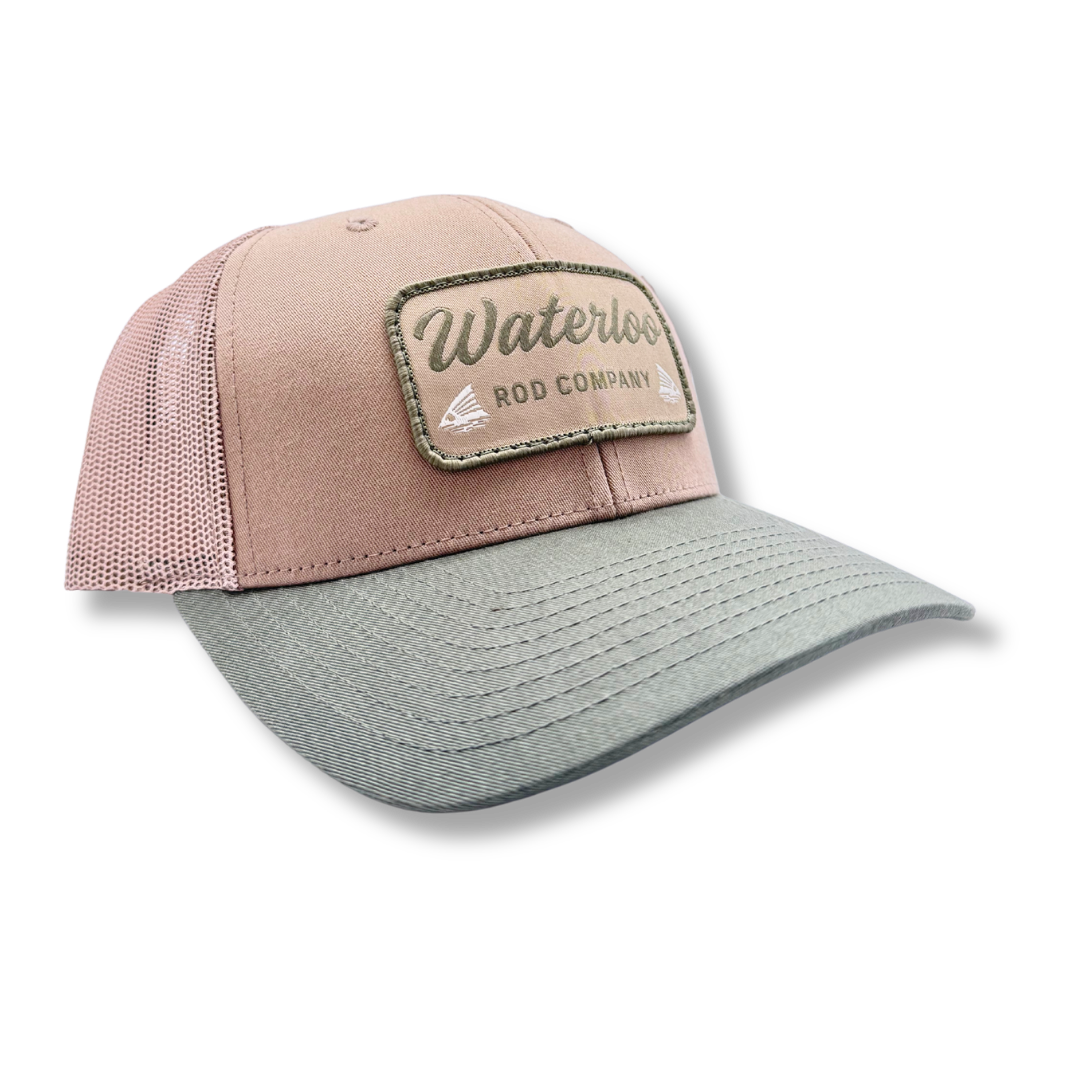 Waterloo Khaki/Loden Cap - New Script Patch